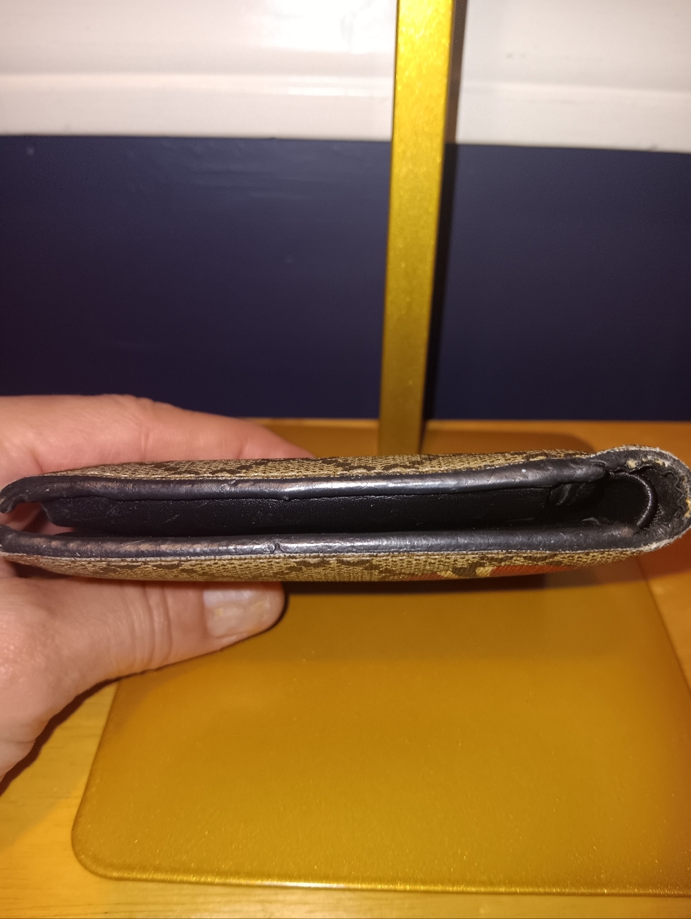 Gucci GG Monogram Fold Kingsnake Wallet - Picture 4 of 8